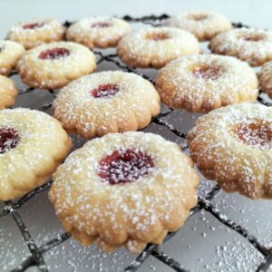 Jam Shortbread Biscuits