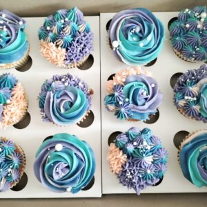 Cupcakes Vanilla (12's) Themed