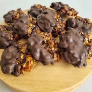 Choc-dipped Granola Cookies - Gluten Free